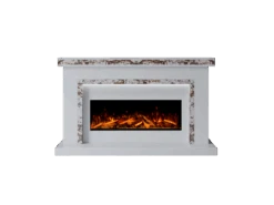 Bespoke Fireplaces Aria Marble 1000 S Suite -Taskers Sale Shop Aria 1000 Polar White and Roseaina
