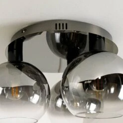 Arkansas Flush Ceiling Light - Black -Taskers Sale Shop Arkansas Flush Ceiling Light Black 1