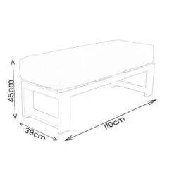 Weatherking Arlo Firepit Corner Set 40 Weatherking Arlo Firepit Corner Set -Taskers Sale Shop Arlo Bench Dimensions