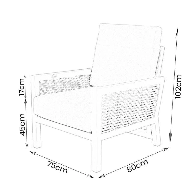 Weatherking Ascot Duo Set With Reclining Armchairs 15 Weatherking Ascot Duo Set With Reclining Armchairs - Image 13