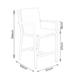 Weatherking Ascot High Bar Set -Taskers Sale Shop Ascot High Bar Chair Dimensions