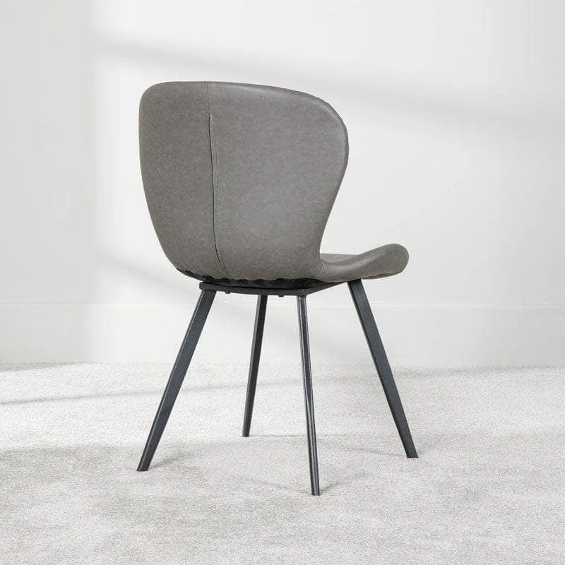 Athena Dining Chair - Grey 5 Athena Dining Chair - Grey - Image 3