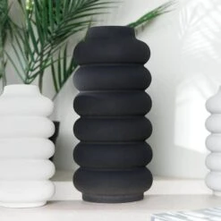 Black Bubble Vase - 29.5cm -Taskers Sale Shop Black Bubble Vase 29.5cm 3