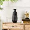 Black & Gold Striped Vase - 35.5cm -Taskers Sale Shop Black Gold Striped Vase 35.5cm 1