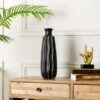 Black & Gold Striped Vase - 46cm -Taskers Sale Shop Black Gold Striped Vase 46cm 1