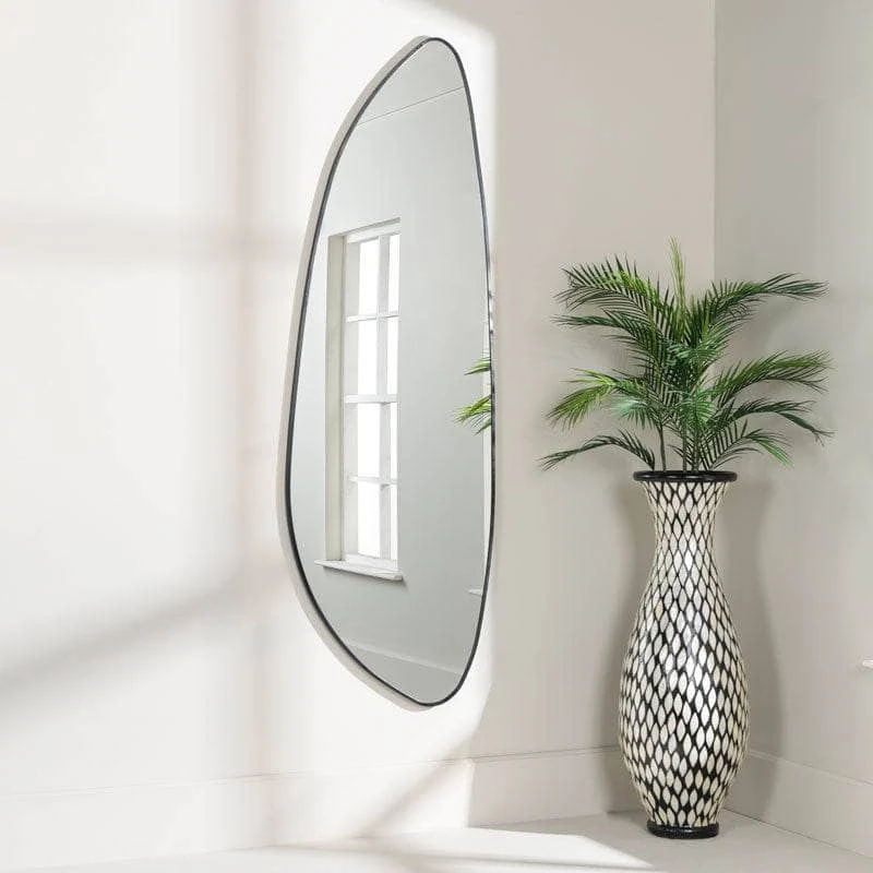 Black Mis-Shaped Mirror - 60 X 180cm 3 Black Mis-Shaped Mirror - 60 X 180cm