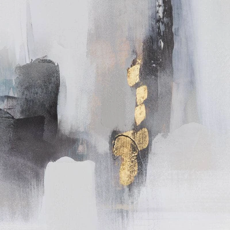 Grey Abstract Framed Canvas 6 Grey Abstract Framed Canvas - Image 4