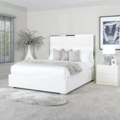 Blanco King Size Bedframe - White