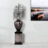 Brown Drawing Effect Pillar Planter - 123cm 2 Brown Drawing Effect Pillar Planter - 123cm -Taskers Sale Shop Brown Drawing Effect Pillar Planter 123cm