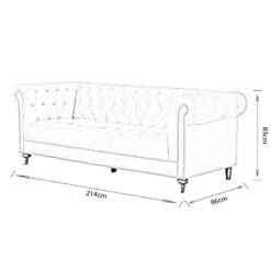 Buckingham 4 Seater Sofa - Taupe 17 Buckingham 4 Seater Sofa - Taupe -Taskers Sale Shop Buckingham 4 Seater Sofa 7