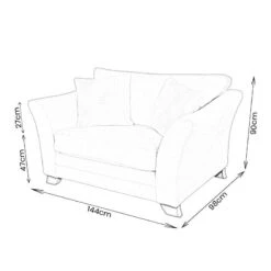 Calais Snuggler - Husk 17 Calais Snuggler - Husk -Taskers Sale Shop Calais Snuggler Dimensions