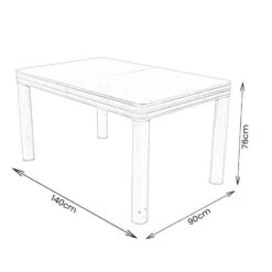 Cambridge Extendable Table & 6 Vancouver Taupe Chairs 30 Cambridge Extendable Table & 6 Vancouver Taupe Chairs -Taskers Sale Shop Cambridge Table Closed Dimensions