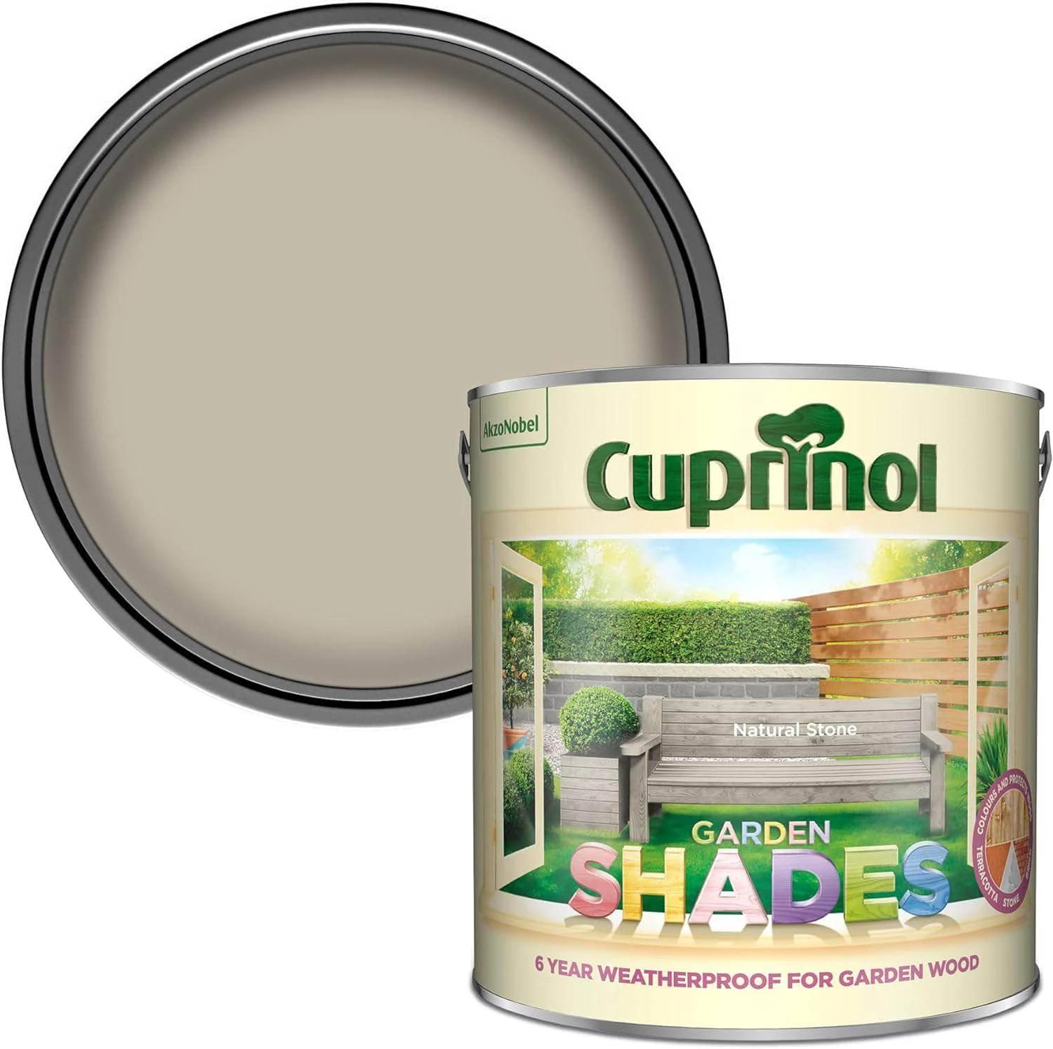 Caprinol Garden Shades 2.5L - Natural Stone 3 Caprinol Garden Shades 2.5L - Natural Stone