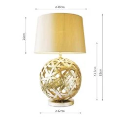 Carmona Gold Table Lamp -Taskers Sale Shop Carmona Gold Table Lamp 4