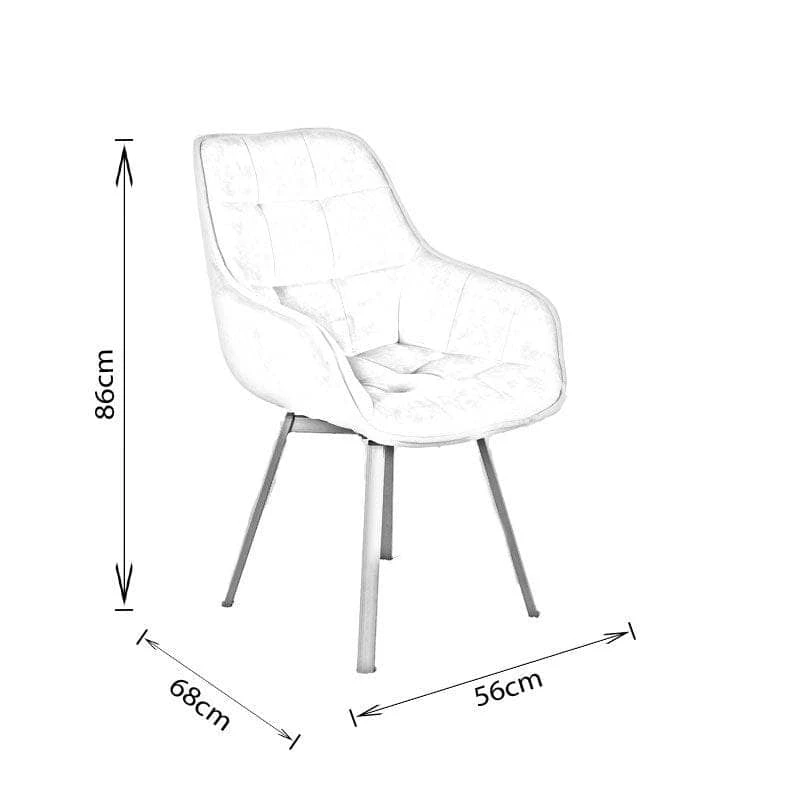 Harrow 200cm Dining Table & 6 Taupe Montreal Chairs 15 Harrow 200cm Dining Table & 6 Taupe Montreal Chairs - Image 13
