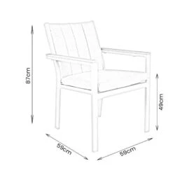 Sofia Bistro Set 23 Sofia Bistro Set -Taskers Sale Shop Chair Dimensions Sofia Bistro Set