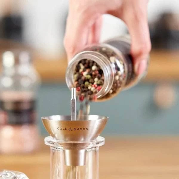 Cole & Mason Stainless Steel Refill Funnel 4 Cole & Mason Stainless Steel Refill Funnel - Image 2