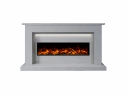 Bespoke Fireplaces Costello Marble 1300 S Suite -Taskers Sale Shop Costello 1300 Polar White and Grey Quartz