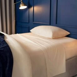 Cream Brushed Cotton Fitted Sheet - Multiple Sizes