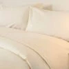 Brushed Cotton Pillowcase Pair - Cream -Taskers Sale Shop Cream Brushed Cotton Pillowcases 1