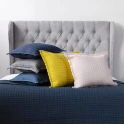 Crompton Quilted Cushion - Navy 7 Crompton Quilted Cushion - Navy -Taskers Sale Shop Crompton Quilted Cushion Navy 2