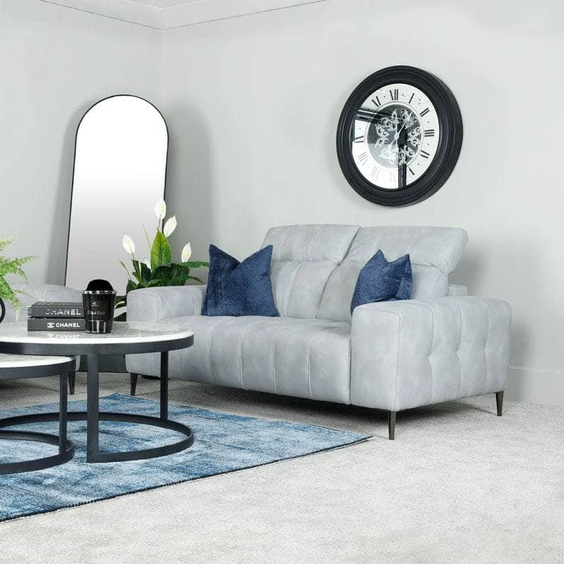 Cuba 2 Seater Sofa- Grey 4 Cuba 2 Seater Sofa- Grey - Image 2