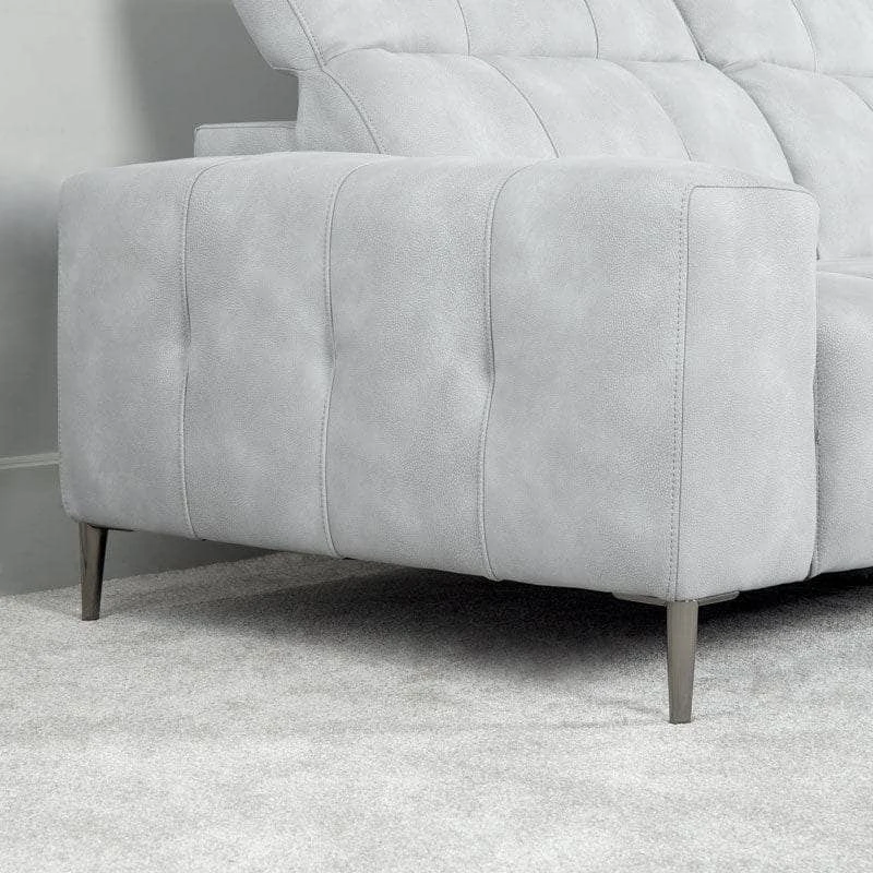 Cuba 3 Seater Sofa - Grey 8 Cuba 3 Seater Sofa - Grey - Image 6