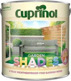 Cuprinol Garden Shades 2.5L - Willow 9 Cuprinol Garden Shades 2.5L - Willow -Taskers Sale Shop Cuprinol Garden Shades 2.5L Willow 2