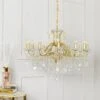 Delaware Large Chandelier Gold 2 Delaware Large Chandelier Gold -Taskers Sale Shop Delaware Large Chandelier Gold 4