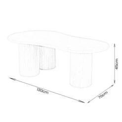 Denver Coffee Table - Natural -Taskers Sale Shop Denver Coffee Table Dimensions