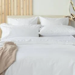 Egyptian Cotton 400 Count Housewife Pillowcase - White 7 Egyptian Cotton 400 Count Housewife Pillowcase - White -Taskers Sale Shop Egyptian Cotton 400 Count Housewife Pillowcase White 1