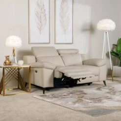 Empoli 2 Seater Power Recliner Sofa - Taupe 25 Empoli 2 Seater Power Recliner Sofa - Taupe -Taskers Sale Shop Empoli 2 Seater Power Recliner Sofa Taupe