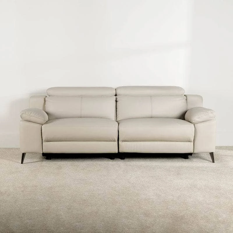 Empoli 3 Seater Power Recliner Sofa - Taupe 6 Empoli 3 Seater Power Recliner Sofa - Taupe - Image 4