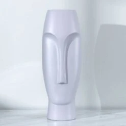 Face Vase Matte Grey - 16.5 X 13.5 X 46cm 7 Face Vase Matte Grey - 16.5 X 13.5 X 46cm -Taskers Sale Shop Face Vase Matte Grey 16.5 x 13.5 x 46cm