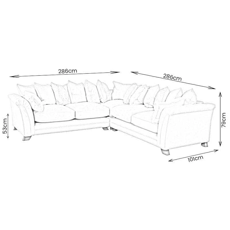 Firenze Corner Sofa - Taupe 9 Firenze Corner Sofa - Taupe - Image 7