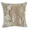 Flock & Foil Cushion - Gold