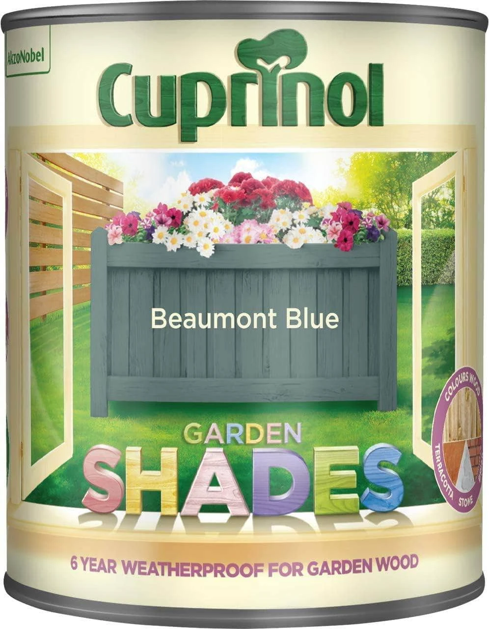 Cuprinol Garden Shades 1L - Beaumont Blue 4 Cuprinol Garden Shades 1L - Beaumont Blue - Image 2