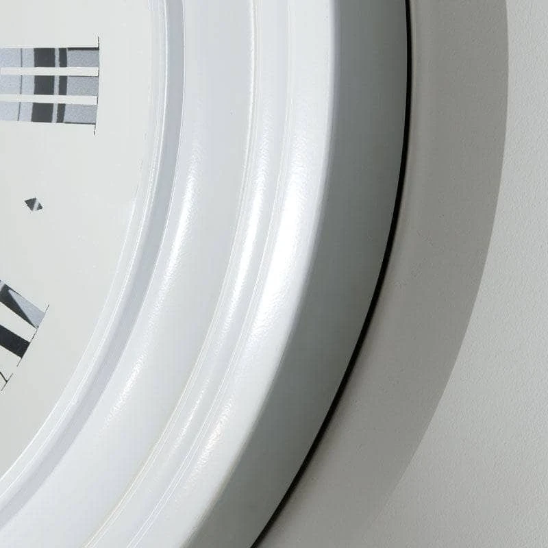 White Champs-Elysees Wall Clock - 80cm 4 White Champs-Elysees Wall Clock - 80cm - Image 2