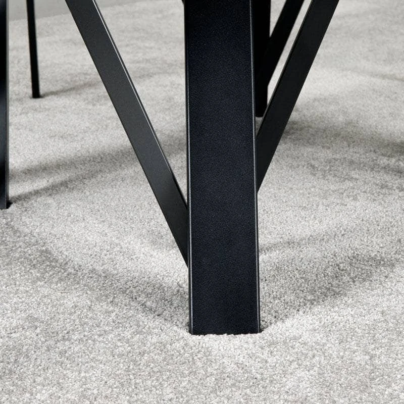 Girona 120cm Dining Table & 4 Vancouver Silver Chairs 6 Girona 120cm Dining Table & 4 Vancouver Silver Chairs - Image 4