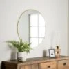 Gold Round Wall Mirror - 80cm -Taskers Sale Shop Gold Round Wall Mirror 80cm 1