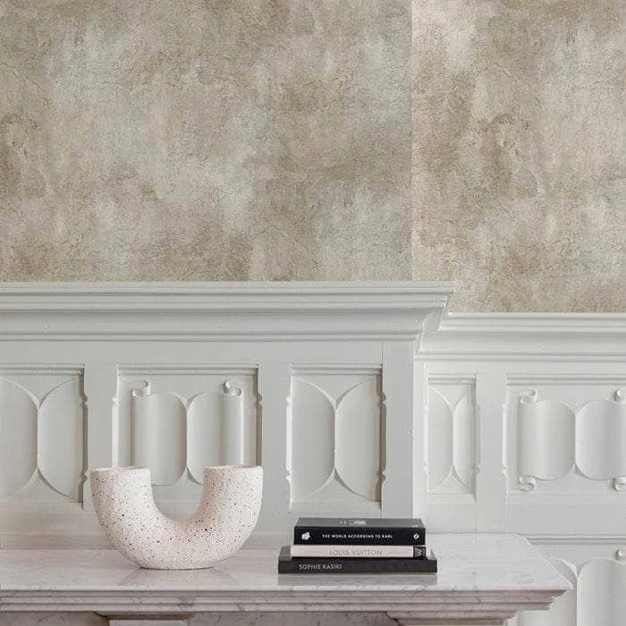 Grandeco Castello Plaster Taupe Wallpaper - IC1204 3 Grandeco Castello Plaster Taupe Wallpaper - IC1204