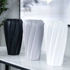 Grey Matte Paint Vase - 14.8 X 29cm 11 Grey Matte Paint Vase - 14.8 X 29cm -Taskers Sale Shop Grey Matte Paint Vase 14.8 x 29cm 2