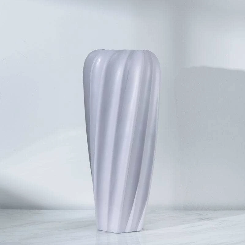 Grey Matte Paint Vase - 18.5 X 45.5cm 4 Grey Matte Paint Vase - 18.5 X 45.5cm - Image 2