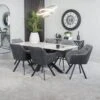 Harper Table & 6 Dining Chairs -Taskers Sale Shop Harper Table 6 Dining Chairs 2