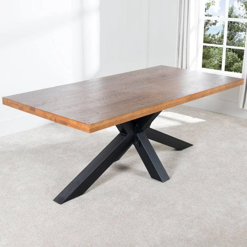 Harrow 200cm Dining Table & 6 Taupe Montreal Chairs 5 Harrow 200cm Dining Table & 6 Taupe Montreal Chairs - Image 3