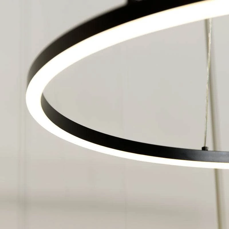 Hawaii LED 1 Ring Pendant Light - Black 8 Hawaii LED 1 Ring Pendant Light - Black - Image 6