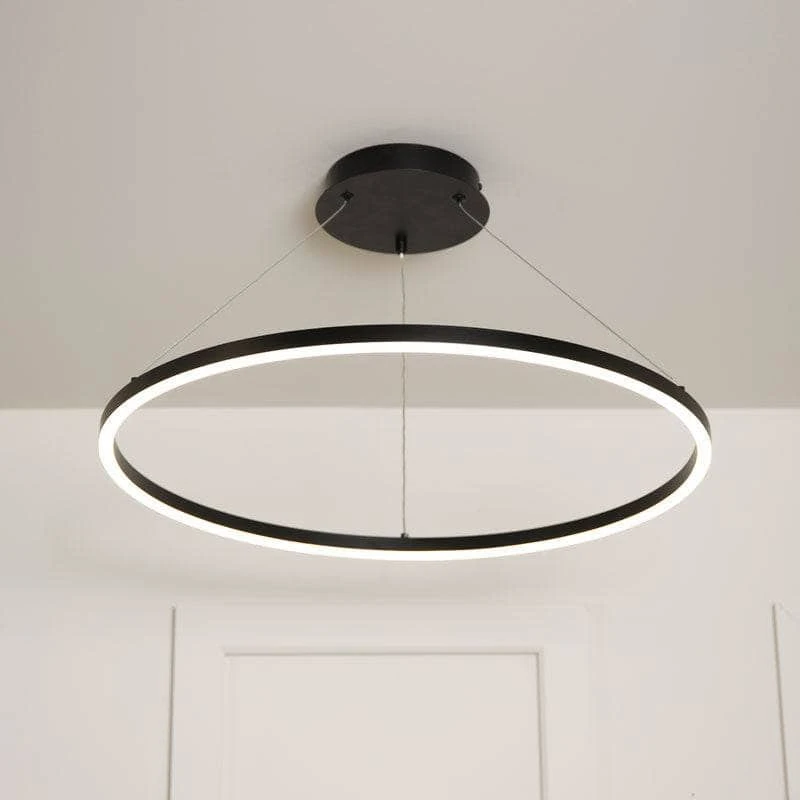 Hawaii LED 1 Ring Pendant Light - Black 7 Hawaii LED 1 Ring Pendant Light - Black - Image 5