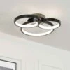 Hawaii LED Flush 3 Ring Ceiling Light - Black 1 Hawaii LED Flush 3 Ring Ceiling Light - Black -Taskers Sale Shop Hawaii LED Flush 3 Ring Ceiling Light Black