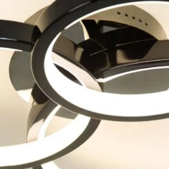 Hawaii LED Flush 3 Ring Ceiling Light - Black 12 Hawaii LED Flush 3 Ring Ceiling Light - Black -Taskers Sale Shop Hawaii LED Flush 3 Ring Ceiling Light Black 5