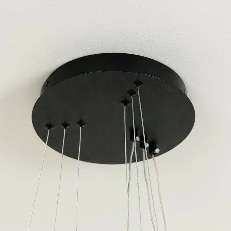 Hawaii LED Pendant 3 Ring Ceiling Light - Black 8 Hawaii LED Pendant 3 Ring Ceiling Light - Black - Image 6